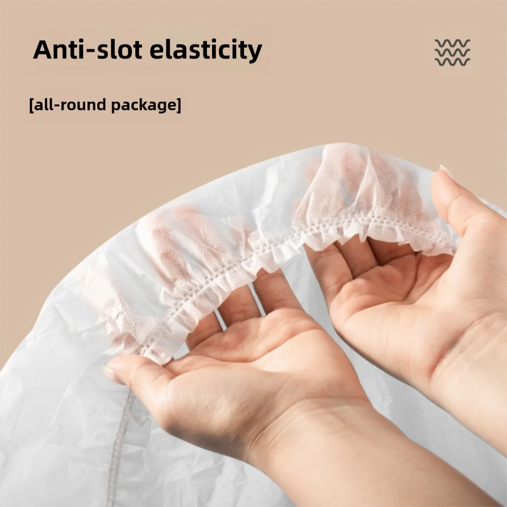 Non-woven Disposable Fitted Sheet with Elastic Bands Single Bed Mattress Covers Double Bed Non Slip Disposable Bed Sheet Hotel