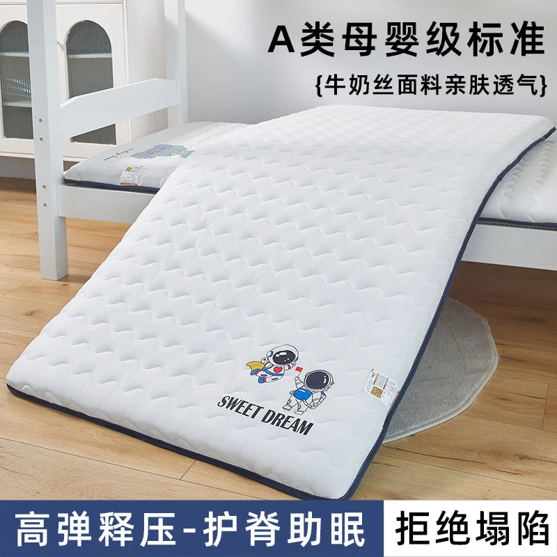 Soft Latex Mattress Home Use Tatami Pad Sleeping Mat for Students Dormitory Single Sponge Rent Special Pad Quilt
