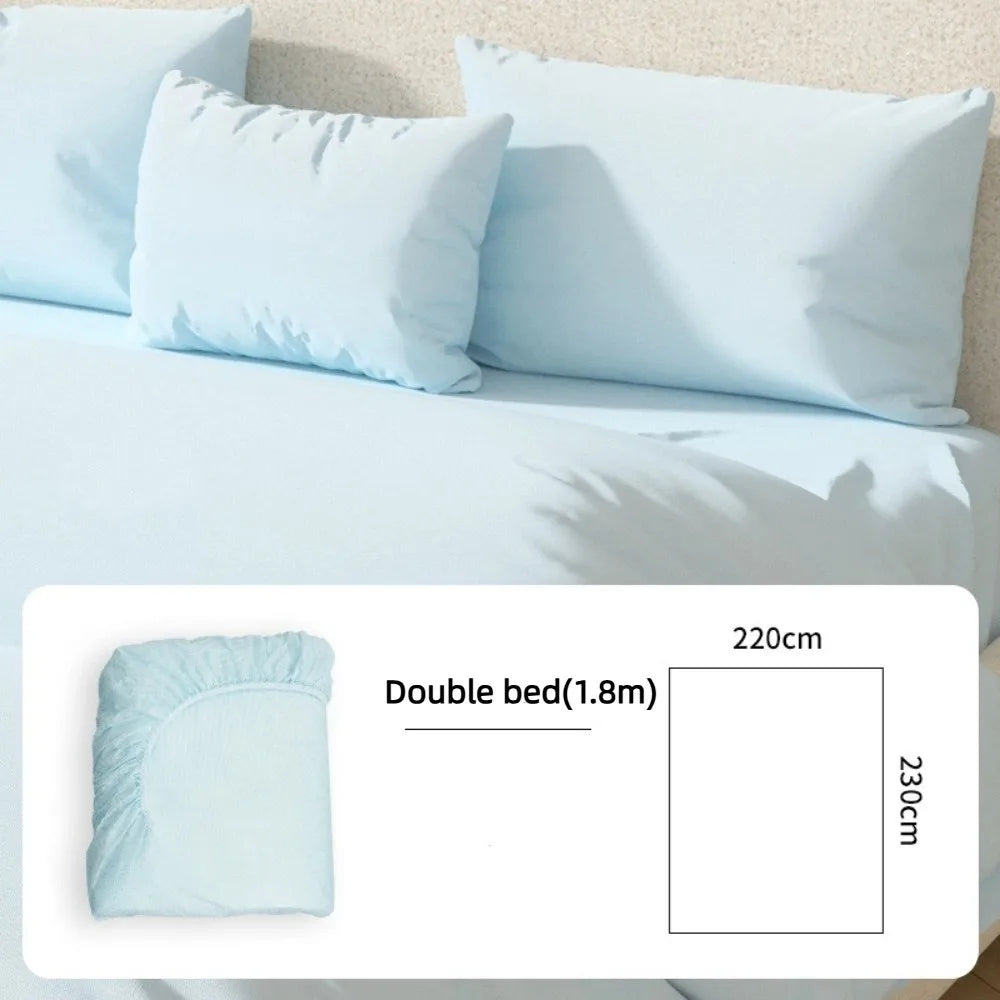 Non-woven Disposable Fitted Sheet with Elastic Bands Single Bed Mattress Covers Double Bed Non Slip Disposable Bed Sheet Hotel