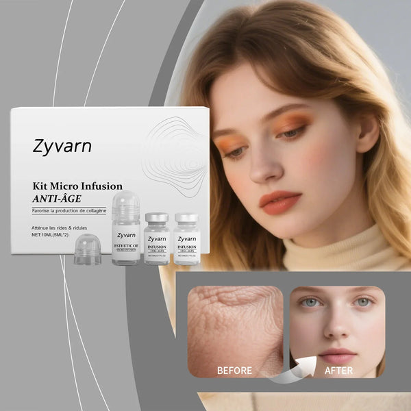 Face Serum 0.25MM With Hyaluronic Acid Roller Microneedle Set 10ml Refreshing Moisturizing Gentle Smooth Shiny Essence