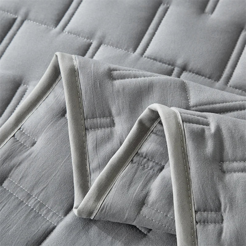 Quilt Bedding Sets, Lightweight Soft Bedspread Coverlet with Pillow Cases, Quilted Blanket Thin Comforter Bed Cover, All Season