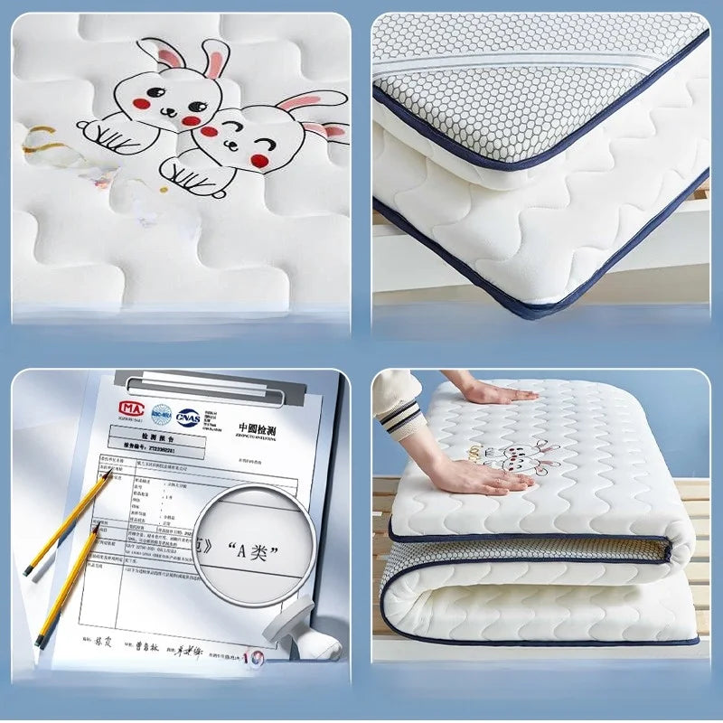 Soft Latex Mattress Home Use Tatami Pad Sleeping Mat for Students Dormitory Single Sponge Rent Special Pad Quilt