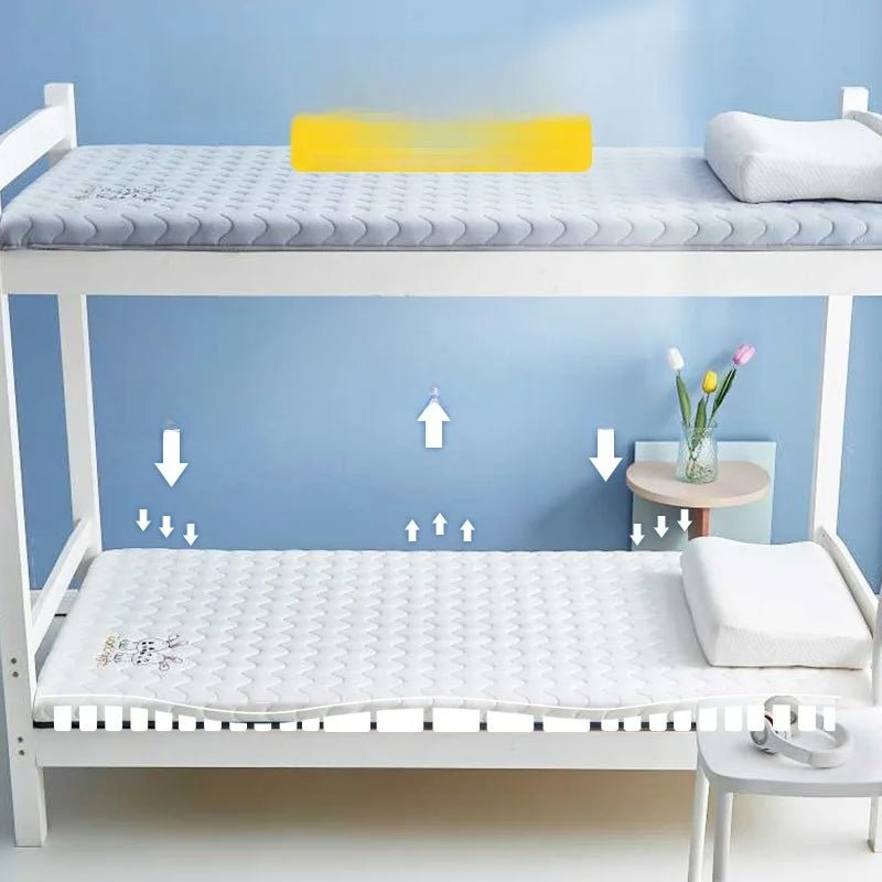 Soft Latex Mattress Home Use Tatami Pad Sleeping Mat for Students Dormitory Single Sponge Rent Special Pad Quilt